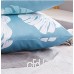 KLGG A Pair of Home Pillow Pillow Single Double Student Dormitory Pillow Core Whole Adult Cervical Pillow Simple Pair Bag Green Leaf - B07VN9N4DP